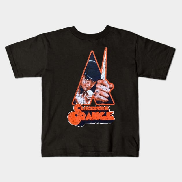 90’s Clockwork Orange vintage Kids T-Shirt by GisarRaveda